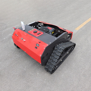 Tondeuse à gazon électrique télécommandée automotrice de haute qualité modèle 800 châssis en acier sur chenilles coupe d'herbe efficace - Product Image 3