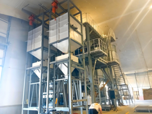 Centrale de mélange de mortier sec motorisée par servomoteur avec système de contrôle de recette par PLC, composants <span class=keywords><strong>Siemens</strong></span> et Schneider intégrés - Product Image 1
