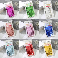 Fournitures pour fête d'Halloween, rideau de porte en feuille métallique colorée de 1 à 2 m, plusieurs tailles, pour décoration de toile de fond de mariage