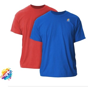 T-shirt à manches courtes en jersey respirant pour homme, taille plus, col rond, personnalisable, 2022 - Product Image 1