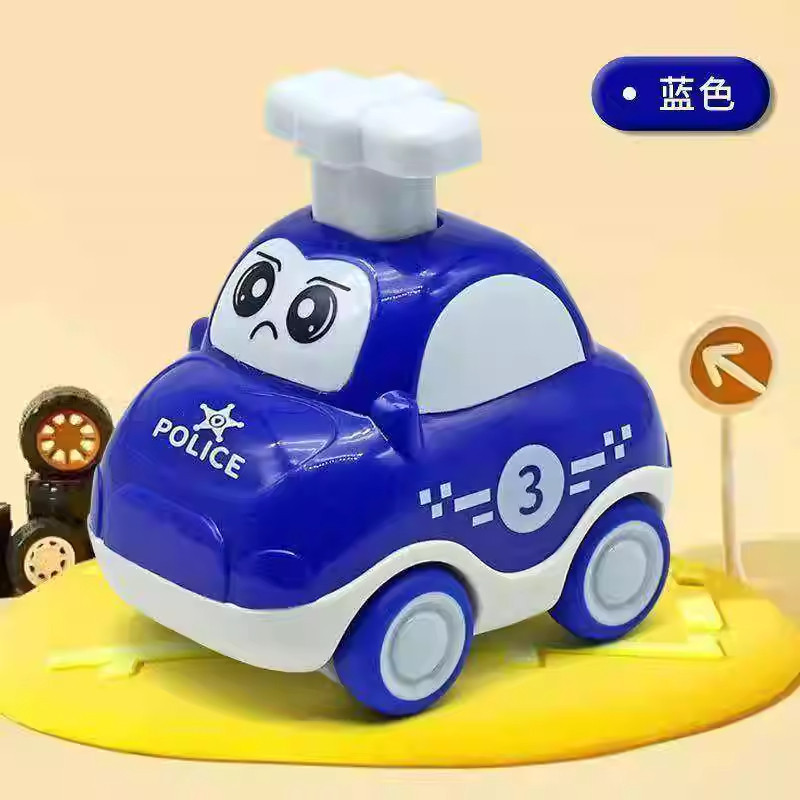 Blue police car-1 pack-no battery run smoothly