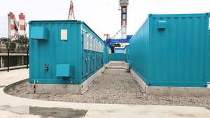 Système de stockage de batteries conteneurisées personnalisable pour la gestion de l'énergie de pointe des fermes solaires et des réseaux éoliens - Product Image 4