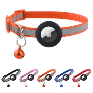 <span class=keywords><strong>Collar</strong></span> Reflectante Antipérdida para Gatos para Caminar de Noche con Soporte de Silicona Impermeable para AirTag, <span class=keywords><strong>Collar</strong></span> de Seguridad para Gatos - Product Image 1