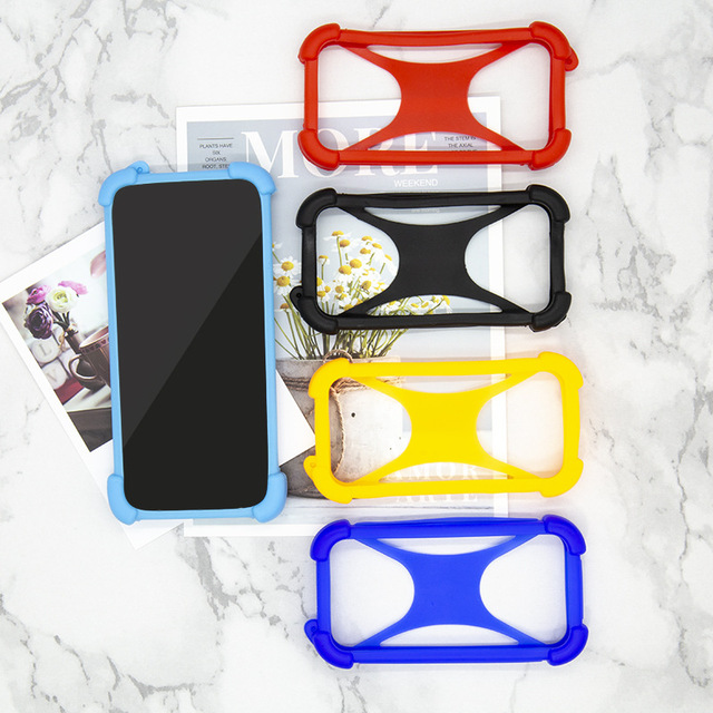 Silicone Phone Case with Hollow-out Design Stretchable Universal Phone Cover Anti - Drop & Anti-Fall Protective Sleeve Wholesale