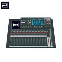 Console de mixage numérique PAT T24 24 canaux avec connectivité USB, contrôle par application, haute qualité, sur pied, double tension pour studio et scène