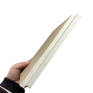 Plaques de plâtre de haute qualité 9,5/12 mm d'épaisseur, résistantes à l'eau, en carton de gypse pour la décoration intérieure - Product Image 6