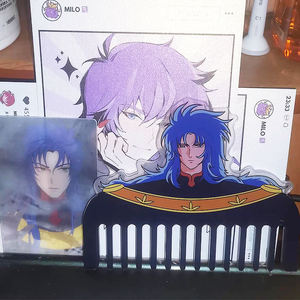 Vigreat Acrylique <span class=keywords><strong>Dessin</strong></span> Animé Figure Coloré Style Échantillon Gratuit Oeuvre Créative Personnalisé <span class=keywords><strong>Anime</strong></span> Acrylique Peigne - Product Image 6