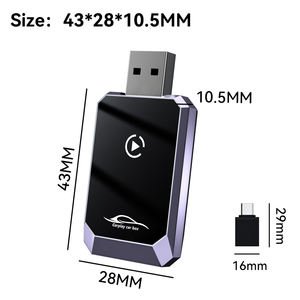 Adaptador Inalámbrico Carplay Portátil Mini 2 en 1 para Conectividad en el Automóvil - Product Image 2