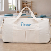 Sac de sport personnalisé brodé pour filles et garçons, idéal pour la danse, la natation, l'école, le camping, les activités, les voyages de nuit, les week-ends, ou comme sac cadeau