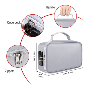 Nhỏ 3 lớp chống cháy đồng xu tổ chức Ví Lưu trữ khóa trường hợp cho du lịch nhà hoặc xe-nộp hồ sơ sản phẩm - Product Image 5