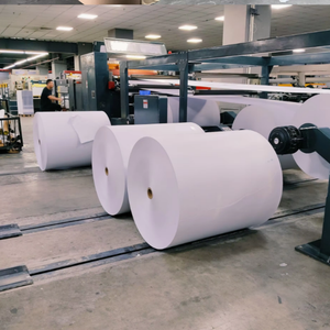 Papier offset en rouleaux jumbo, long et court, 90 g/m², écologique, vente en gros - Product Image 4