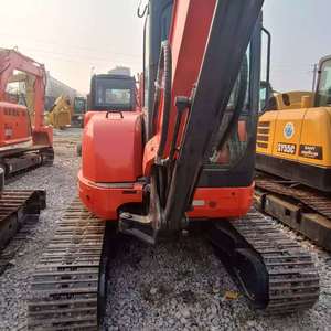 <strong>Kubota</strong> U55 Small Crawler <strong>Excavator</strong> 5.5 T Used Original Japan Low Price Earth Digger Machine Second Hand <strong>Kubota</strong> U55 <strong>Excavator</strong> - Product Image 2