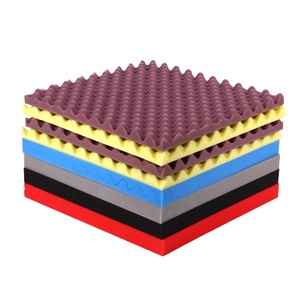Hot selling egg crate noise absorbing mdf akupanel sound proofab slat wall acoustic foam panels for music studio