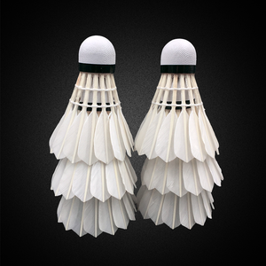 Meilleur prix, vente flash, volant de <span class=keywords><strong>badminton</strong></span> professionnel de haute qualité en plumes de canard, logo personnalisé, LT-2 Tourney 2 - Product Image 6