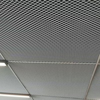 Malla Metálica Expandida de Aluminio Ligera, Duradera y de Alta Resistencia, Malla Decorativa para Techo, Marca Xingbei, Modelo XB-AP02
