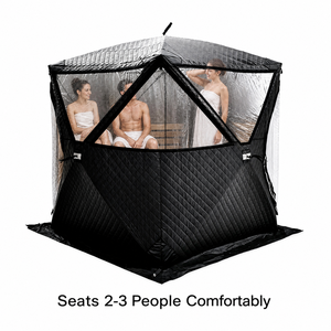 Tenda Sauna Portatile da Esterno con Foro per Stufa, Tenda Sauna Esagonale a Legna per <span class=keywords><strong>Campeggio</strong></span> <span class=keywords><strong>Invernale</strong></span> in Famiglia - Product Image 4