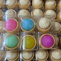 Mini-presse à raviolis en plastique lumineux, jouet anti-stress à pression, porte-clés amusant