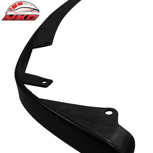 เหมาะสำหรับ Honda Civic Coupe ปี 1992-1995 สไตล์ SIR ชิ้นส่วนกันชนหน้าสีดำด้าน - Product Image 4
