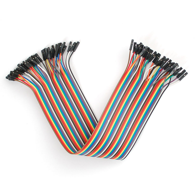 RW-D40-FF женский красочный кабель Dupont джемпер провод электронный отсек для макет