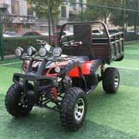 Mini-tracteur électrique tout-terrain (ATV) chinois, véhicule utilitaire léger (EV) pour petite ferme, 4 roues, avec benne de chargement, remorque agricole, chariot de plage, véhicule tout-terrain (UTV)