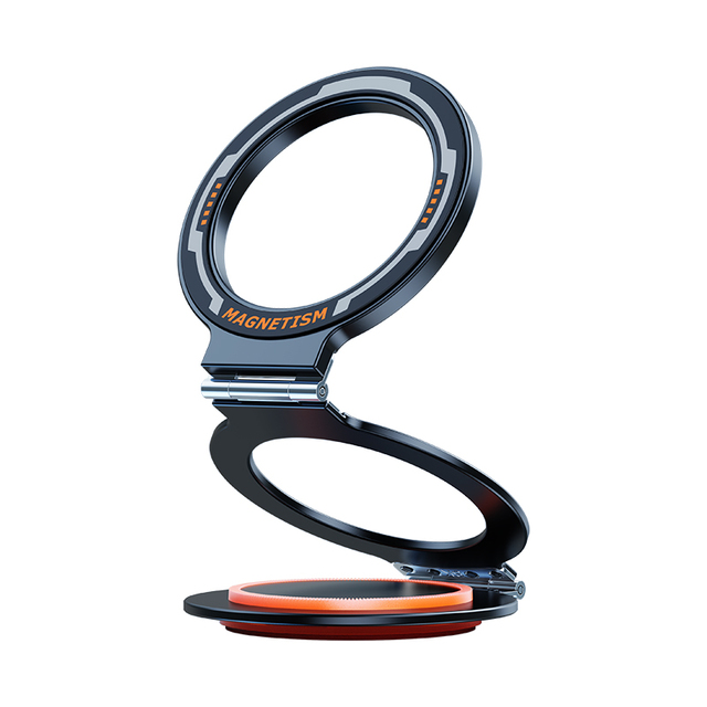 Dashboard 360 Rotation Folding Magnetic Aluminum Alloy Metal Stable Car Phone Holder for Magsafe Customized Interior Decoration