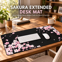 Tapis de souris gaming XXL grand format en caoutchouc, surface carrée 900x400mm, tapis de bureau pour clavier, en stock