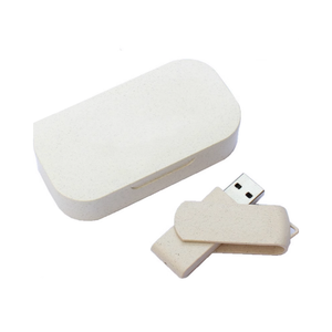 แฟลชไดรฟ์ความเร็วสูง2.0ดีไซน์รูปต้นข้าวสาลีเป็นมิตรต่อสิ่งแวดล้อม USB 2.0 USB - Product Image 4