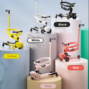 Fabricants de trottinettes pliantes à 3 roues Monopatin 3 en 1 pour bébés pour enfants avec hauteur réglable - Product Image 3