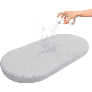 <span class=keywords><strong>Matelas</strong></span> imperméable amovible et lavable <span class=keywords><strong>pour</strong></span> bébé <span class=keywords><strong>Matelas</strong></span> ovale respirant en mousse à mémoire de forme <span class=keywords><strong>pour</strong></span> bébé - Product Image 1