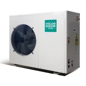 Micoe Hot Sale 7-28KW DC Inverter Air Source Swimming Pool Heat Pump Titanium Heat Exchanger COP 16 Pool Water Heater