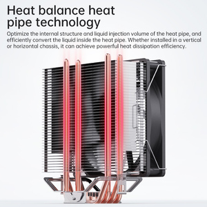 SNOWMAN C400 ARGB 4 핀 1Fan 120 실버 버클 후킹 스타일 오리지널 Alu 과열 방지를 위해 가장 저렴한 CPU 쿨러 - Product Image 6