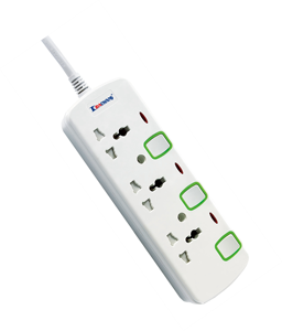 Cables de Extensión de Alimentación Dachang QC6103B con Conector Hembra <span class=keywords><strong>IEC</strong></span> y Conector Macho BS, Interruptor Individual, 2 Puertos USB Tipo-C, Enchufe Universal IP20 - Product Image 1