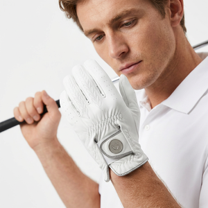 Guantes de Golf Deportivos de Piel de Oveja Antideslizantes para Hombre, con Logotipo Personalizado de Alta Calidad - Product Image 3