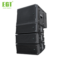 Sistema de matriz de línea de altavoz profesional pasivo de neodimio dual de 10 pulgadas de audio de alta configuración para exteriores e interiores para conciertos