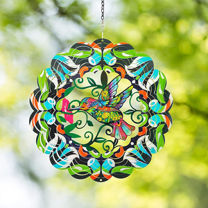 Éoliennes Métalliques Personnalisées en Forme d'Oiseaux – Cadeaux pour Femmes, Mamans, Grand-mères – Sculptures Suspendues pour Décorations Extérieures et Intérieures - Product Image 1