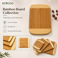 Ensembles de planches à découper en bambou de qualité alimentaire, taille personnalisée, vente en gros pour la cuisine, la cuisson quotidienne et le service