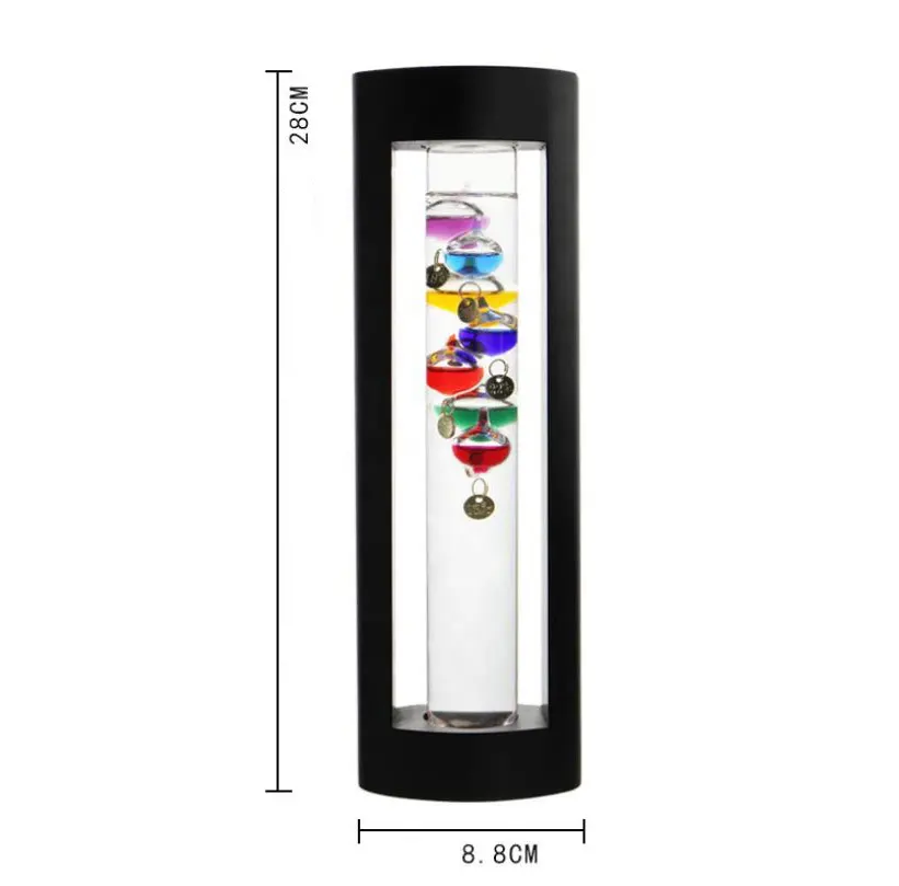 Glass decorative galileo thermometers for sale
