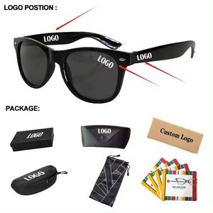 Lunettes de soleil personnalisées OEM avec logo, protection UV 400 en PC, design créatif, promotion mode, sérigraphie, pour hommes et femmes - Product Image 4