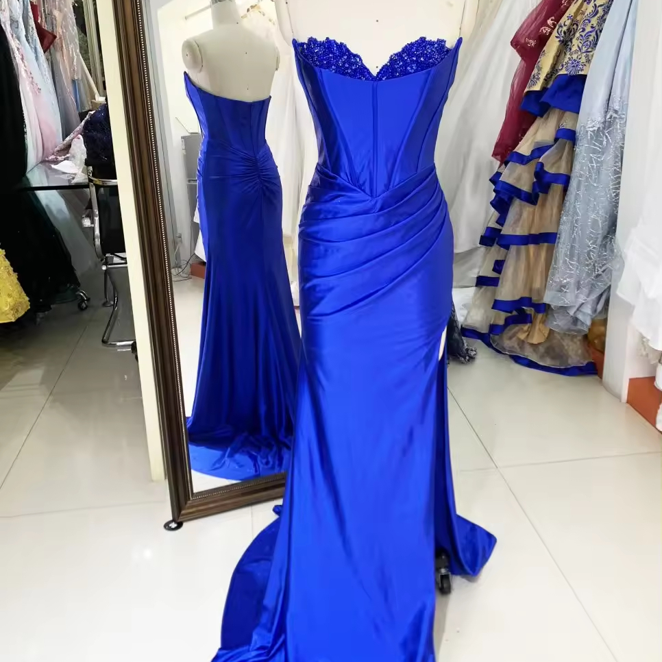 royal blue homecoming dress