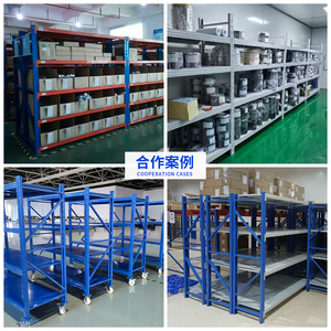 Dinghui Shelving 4 Layer Warehouse Racks Cold Rolled Steel Detachable <b>Heavy</b> <b>Duty</b> Storage <b>Shelves</b> - Product Image 3
