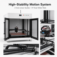Imprimante 3D FDM industrielle à cadre rigide, rails de guidage linéaires, grande chambre fermée, automatique, USB, haute vitesse, nouvelle, garantie 1 an