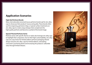 إنشاء غطاء العطور الخاص بك سبائك الزنك الزنك سبائك الزنك غطاء Zamac - Product Image 6