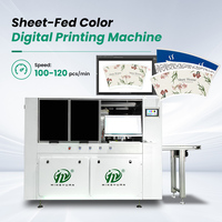 Mesin Cetak Kipas Kertas Digital Multiwarna Printer Inkjet Kecepatan Tinggi untuk Cangkir Kertas Cetak 2.5-16oz