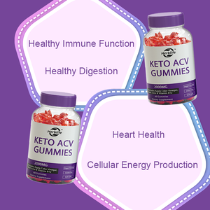 OEM/ODM <span class=keywords><strong>Keto</strong></span> ACV Gummy, vinagre de sidra de manzana formulado con polvo de jugo de remolacha Granada vitamina B12 para apoyar la inmunidad - Product Image 3