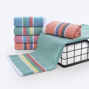 Paño de Cocina Tejido al por Mayor del Fabricante, Grueso, Absorbente, a Cuadros, de Algodón, Especializado para la Limpieza del Hogar y la Cocina - Product Image 1