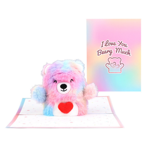 การ์ดอวยพรแบบสามมิติ3D รูปหัวใจหมีสีสันสดใสใหม่ของขวัญวันเกิดสำหรับ<span class=keywords><strong>เพื่อน</strong></span>และการ์ดเทศกาลการ์ดอวยพร - Product Image 5