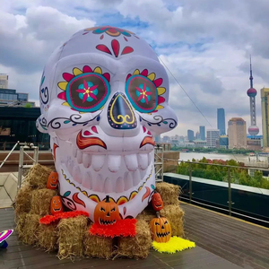 Halloween trang trí lễ hội Inflatable Halloween bơm hơi khổng lồ <span class=keywords><strong>Skull</strong></span> - Product Image 2