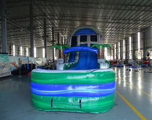 Nouveau design Xinyue Toboggan gonflable en PVC extra long 15x5m Thème sportif Unisexe Amusant Toboggan aquatique pour location événementielle Souffleur et kit de réparation inclus - Product Image 3