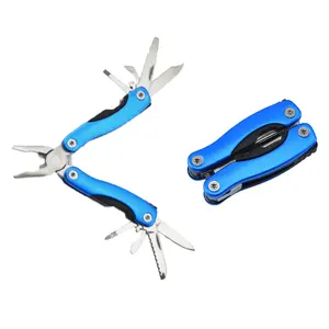 Large Multi Purpose 2CR13 Stainless Steel Aluminum Handle 11 In 1 Folding Combination Pliers With Oxford Bag