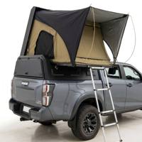 Auvent de camionnette avec tente de toit rigide en aluminium pour le camping en tout-terrain pour Toyota Tacoma 4x4